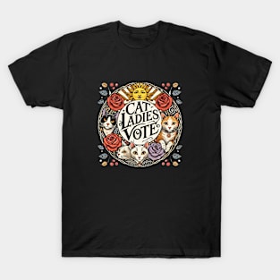 Cat Ladies Vote T-Shirt